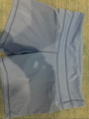 lululemon athletica Soft Blue High-Rise Bike Shorts